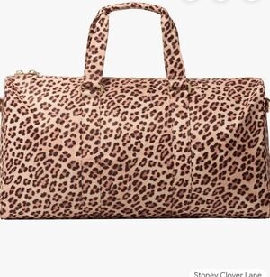 Stoney Clover Lane Into The Wild Leopard Classic Full Duffle